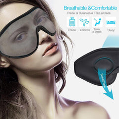 Yoga Eye Sleep Mask 3D Contoured Blackout Eye Shades Blindfold