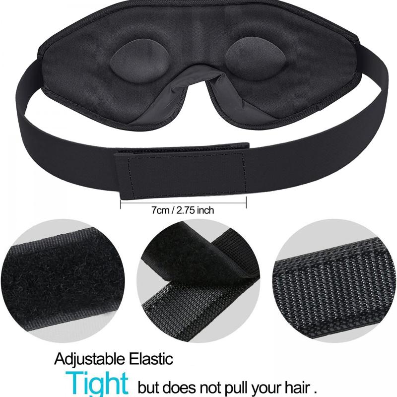 Yoga Eye Sleep Mask 3D Contoured Blackout Eye Shades Blindfold