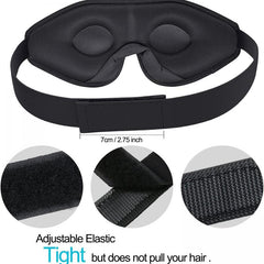 Yoga Eye Sleep Mask 3D Contoured Blackout Eye Shades Blindfold