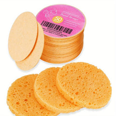 50pcs Compressed Facial Sponges 100% Natural Spa Sponges