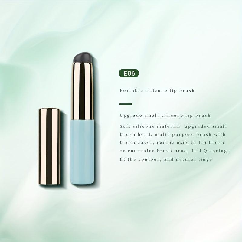 2pcs Silicone Lipstick Brush For Concealer Lips Portable Finger Type Lip Brush