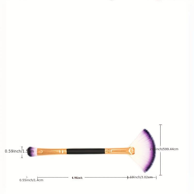 Dual-Ended Powder Eyeshadow Brush