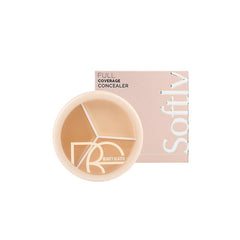 3-in-1 Concealer Palette for Covering Spots Blemishes Dark Circles