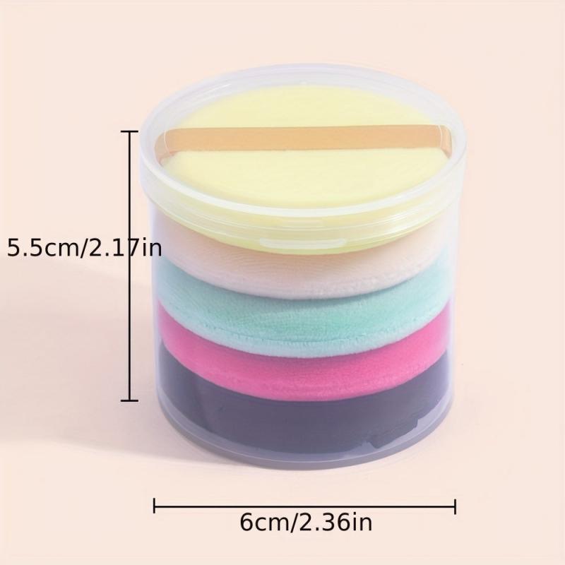5PCS Soft Round Shape Makeup Foundation Sponge