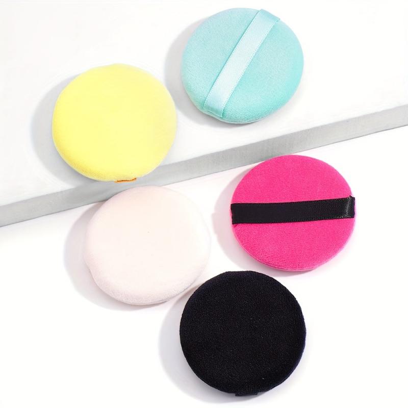 5PCS Soft Round Shape Makeup Foundation Sponge