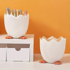 Egg Shell Makeup Brush Storage Bucket Desktop Multifunctional Storage