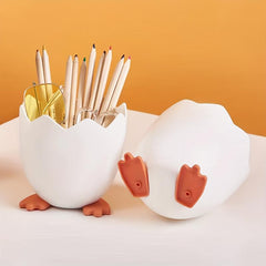 Egg Shell Makeup Brush Storage Bucket Desktop Multifunctional Storage