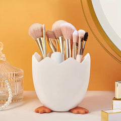 Egg Shell Makeup Brush Storage Bucket Desktop Multifunctional Storage