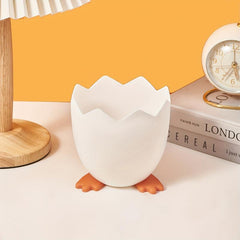 Egg Shell Makeup Brush Storage Bucket Desktop Multifunctional Storage
