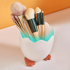 Egg Shell Makeup Brush Storage Bucket Desktop Multifunctional Storage