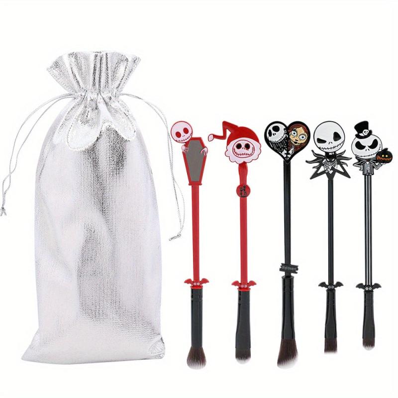 10pcs Halloween Makeup Brush Set Jack Joker Role Playing Holiday Decorations