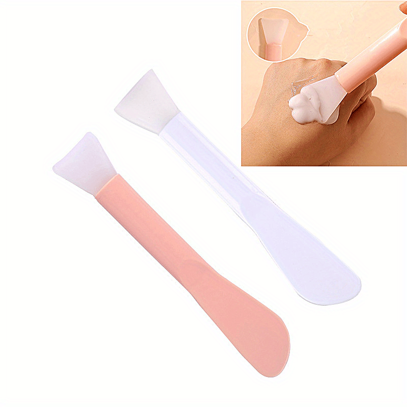 Double Headed Silicone Mask Brush for Mud Mask Facial Beauty Salon