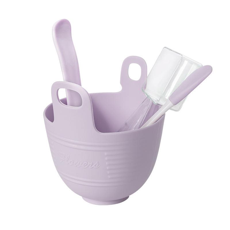 4pcs Facial Sheet Mixing Bowl Set Cream Measuring Spoons Skin Care Tools
