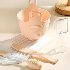 4pcs Facial Sheet Mixing Bowl Set Cream Measuring Spoons Skin Care Tools