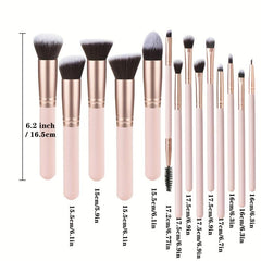 15-Piece Makeup Brush Set for Beauty Tools