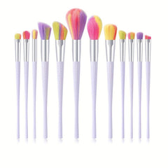 12Pcs Makeup Brushes Kit Synthetic Kabuki Face Powder Eyeshadow Blush Set