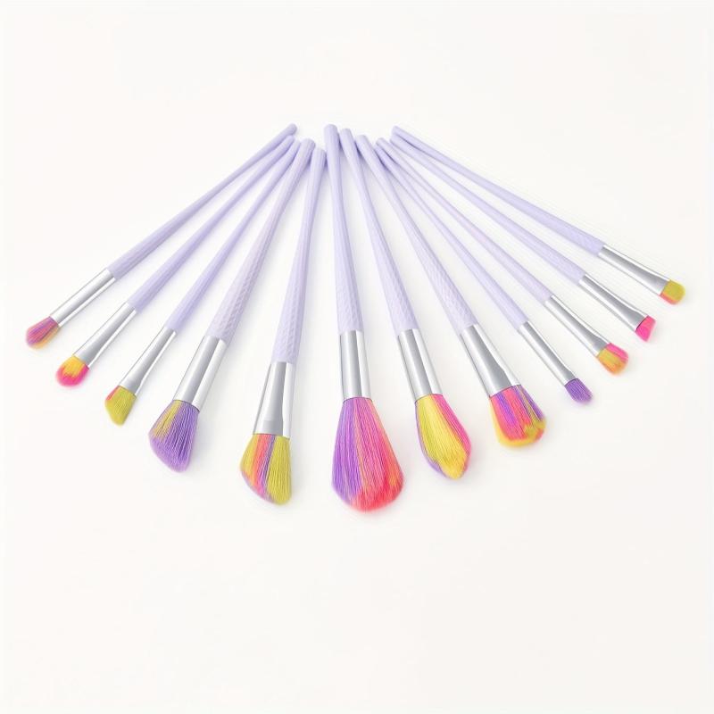 12Pcs Makeup Brushes Kit Synthetic Kabuki Face Powder Eyeshadow Blush Set