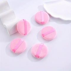 5pcs Round Powder Puff Dry & Wet Use Loose powder puff Makeup Sponge