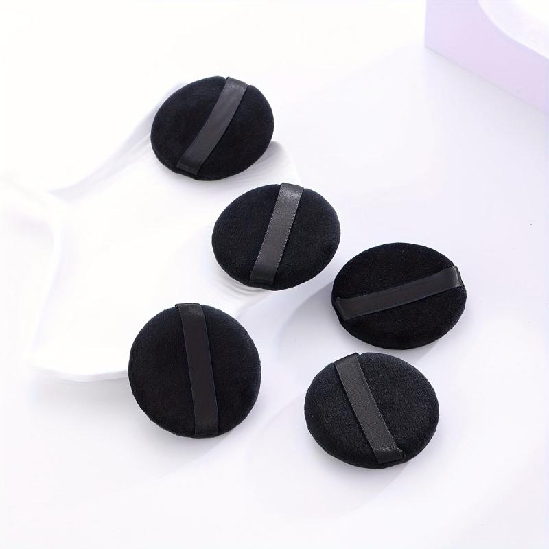 5pcs Round Powder Puff Dry & Wet Use Loose powder puff Makeup Sponge