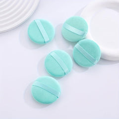 5pcs Round Powder Puff Dry & Wet Use Loose powder puff Makeup Sponge