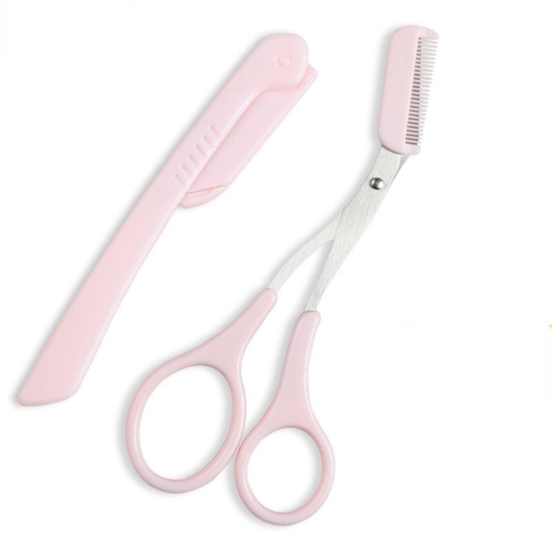4pcs Eyebrow Grooming Kit Stainless Steel Set
