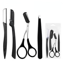 4pcs Eyebrow Grooming Kit Stainless Steel Set