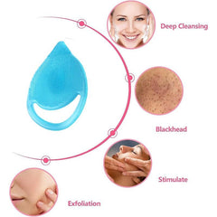 2pcs Silicone Face Scrubber Exfoliator Facial Cleansing Pads