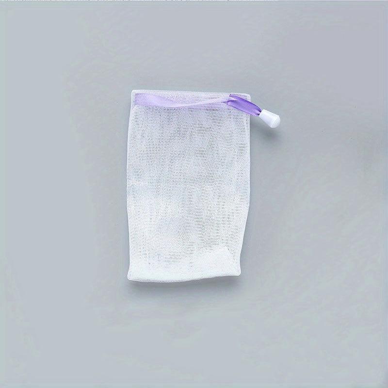 2pcs Exfoliating Mesh Soap Saver Pouch Bag Sack