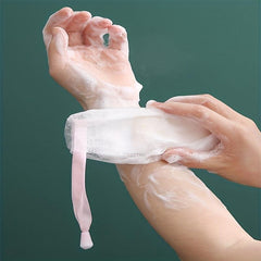 2pcs Exfoliating Mesh Soap Saver Pouch Bag Sack