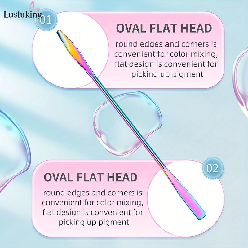 Metal Makeup Palette Stick for Liquid Foundation Nail Painting