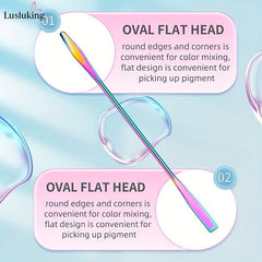 Metal Makeup Palette Stick for Liquid Foundation Nail Painting