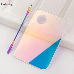 Metal Makeup Palette Stick for Liquid Foundation Nail Painting
