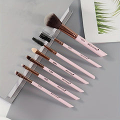 7pcs Soft Makeup Brush Set For Eyeshadow & Foundation with Case