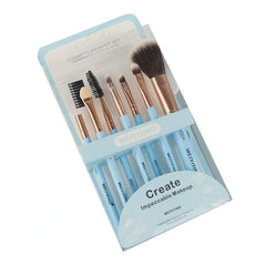 7pcs Soft Makeup Brush Set For Eyeshadow & Foundation with Case