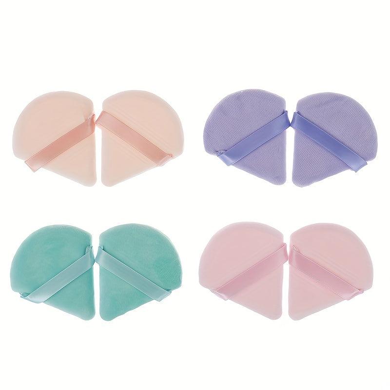 2pcs Triangle Powder Puff Soft Sponge