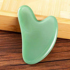 Rose Quartz Gua Sha Facial Tool Crystal Self Care Women Skincare