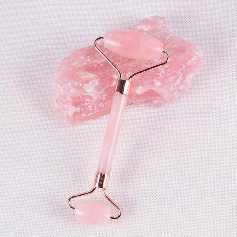 Rose Quartz Gua Sha Facial Tool Crystal Self Care Women Skincare