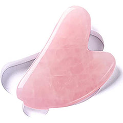 Rose Quartz Gua Sha Facial Tool Crystal Self Care Women Skincare