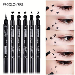 Double Head Liquid Eyeliner Pen Waterproof Eye Liner Pencil Makeup Tool