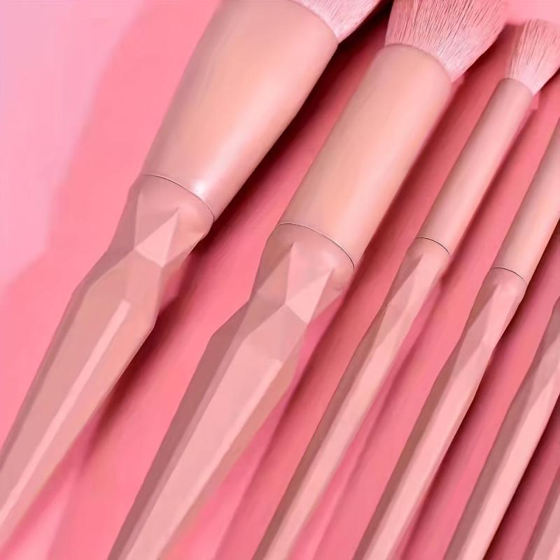 8pcs Makeup Brush Set for Eyebrows, Eyelashes, Eyes, Cheeks