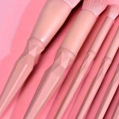 8pcs Makeup Brush Set for Eyebrows, Eyelashes, Eyes, Cheeks