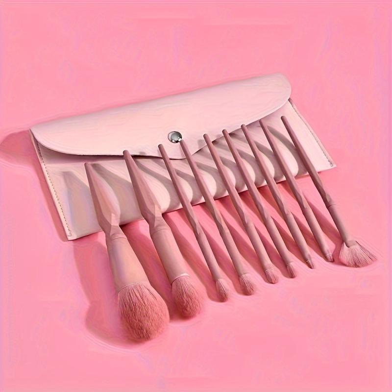 8pcs Makeup Brush Set for Eyebrows, Eyelashes, Eyes, Cheeks