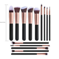 14 Pcs Makeup Brushes Set with Case