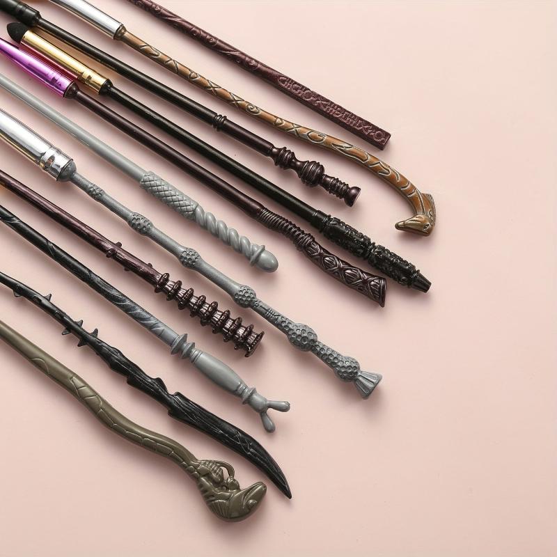 11PCS Wizard Wand Makeup Brushes Set Halloween Party Gift For Women