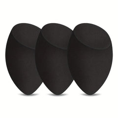 3pcs Olive Water Drop Shape Powder Puff Makeup Sponge