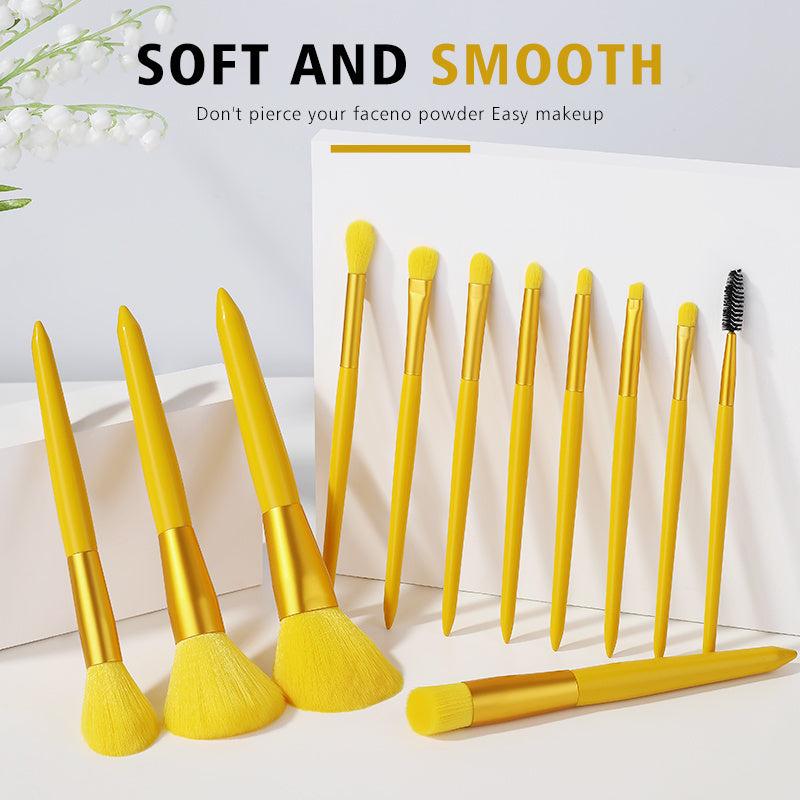 12 Candy Makeup Brush Set Professional Cosmetic Makeup Blush