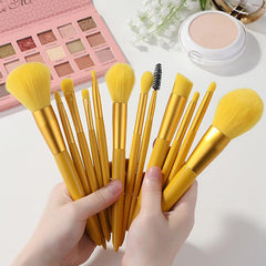 12 Candy Makeup Brush Set Professional Cosmetic Makeup Blush