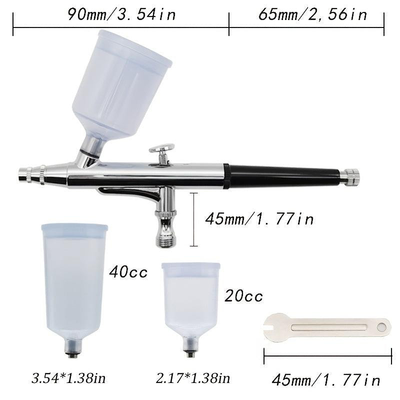 Dual Action Airbrush Set For Commercial Arts Illustrations