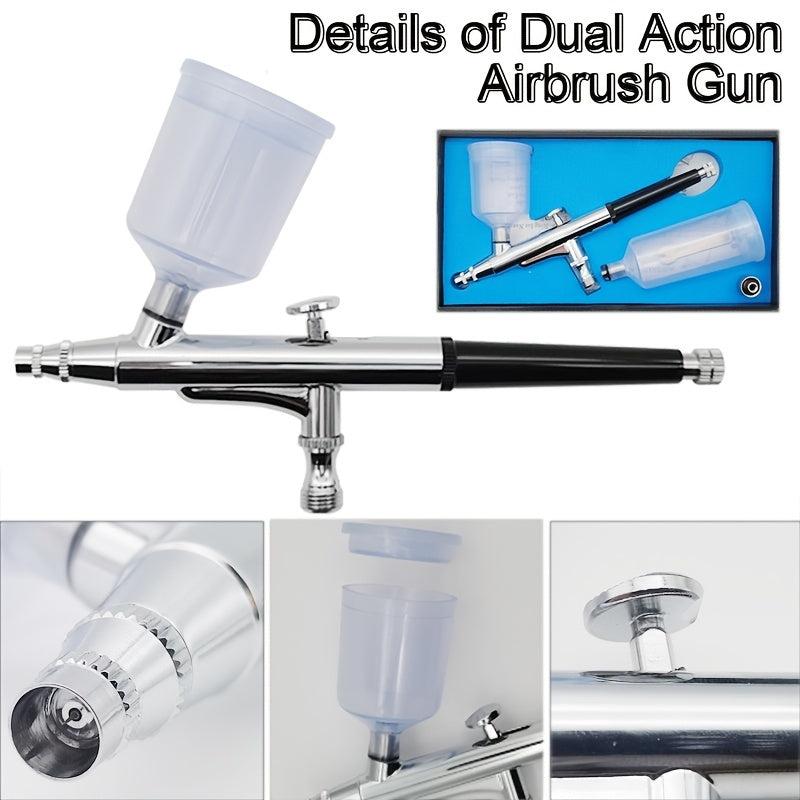 Dual Action Airbrush Set For Commercial Arts Illustrations