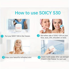 Ice Face Roller 2 in 1 - Skin Care Tools for Puffy Eyes & Muscle Sore